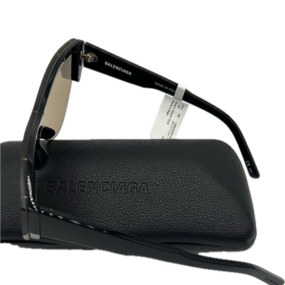 Balenciaga Black Shield 99mm Sunglasses - Brand New with Tags